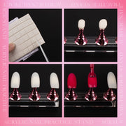 Nail_Stand_Acrylic_Nail_Art_Display_Stand_Magnetic_Nail_Tips_Practice_Holder_54_Pcs_Reusable_Adhesive_Putty_for_DIY_Painting_Nails_Stand_kit