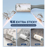 4X_Extra_Sticky_Lint_Roller_for_Pet_Hair,_Lint_Rollers_315_Sheets_Mega_Value_Set,_Pet_Hair_Remover_with_3_Upgraded_Handle_3_Rollers,_Portable_Lint_Remover_for_Clothes,_Furniture,_Dog_&_Cat_Hair