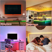 LED_Lights_for_Bedroom,_RGB_LED_Strip_Lights_with_44_Keys_IR_Remote,_Smart_LED_Light_Strip_with_Adhesive_Backing_Adjustable_Brightness_App_Control_for_Bedroom_Party_Decoration