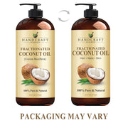 Handcraft_Blends_Fractionated_Coconut_Oil,_16_Fl_Oz_-_100%_Pure_and_Natural_-_Premium_Grade_Oil_for_Skin,_Hair,Tonic_-_Carrier_Hair_Growth_Oil