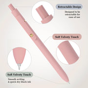 FIOVER_Gel_Pens,_6pcs_0.5mm_Fine_Point_Black_Ink_Pens,_Smooth_Writing_Pens_for_Journaling,_Nurse_Aesthetic_Cute_Pens,_School_Office_Home_Supplies,_Gifts_for_Women_and_Men