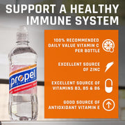 Propel_Immune_Support_Electrolyte_Enhanced_Water_Sports_Drink,_Pineapple_Peach_Flavored_Water,_100%_DV_Vitamin_C_+_Zinc,_Zero_Calorie_&_Sugar_Hydration_with_Electrolytes_and_Vitamins,_16.9_fl_oz_Bottles_(12_Pack)