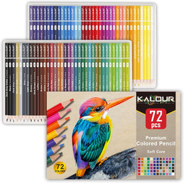 KALOUR_Colored_Pencils_for_Adult_Coloring_Books,_Soft_Core,Ideal_for_Drawing_Blending_Shading,Color_Pencils_Set_Gift_for_Adults_Beginners