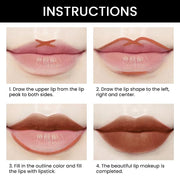 evpct_3Pcs_Chestnut_Nude_Brown_Matte_Lip_Liner_and_Lipstick_Combo_Set_Kit_for_Women_DNM_Antique_Rose_Magic_Lipstick_24_Hours_Original_Lip_Liner_Makeup_Stain_Long_Lasting_Waterproof_Smudge_labial_Gentle_Gloss_Lipgloss_Luxury_Nourishing_Pack_Cosmetic_Glossy