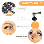 Lash_Clusters_40D-0.07D-9-16MIX_B&Q_280_Clusters_False_Eyelash_20D_30D_40D_Individual_Lashes_Cluster_DIY_Eyelash_Extensions_at_Home_(40D-0.07D,9-16MIX)_Makeup_Realistic_Cosmetic_Eyelashes_Extensions_Lightweight