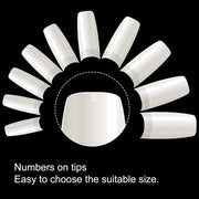 500PCS_Half_Cover_False_Nails_Tips_-_Acrylic_Nail_Tips,_krofaue_10_Sizes_Lady_French_Style_Acrylic_Artificial_Tip_Manicure_with_Box_for_Nail_Tips_Art_Salons_and_Home_DIY