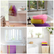 3_Pieces_Exfoliating_Washcloth_Shower_Towel_African_Net_Sponge_Japanese_Wash_Cloth_Face_Exfoliating_Sponge_Loofah_Exfoliating_Body_Scrubber_for_Body_Exfoliation