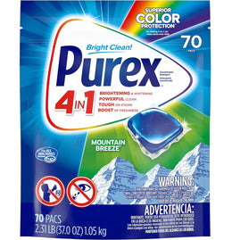 Purex_4-in-1_Laundry_Detergent_Pacs,_Mountain_Breeze,_70_Count