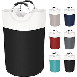 BlissTotes_Laundry_Basket,_Laundry_Hamper,_Collapsible_Laundry_Baskets,_Dirty_Clothes_Hamper,_Waterproof_with_Foam_Protected_Aluminum_Handles_for_College_Dorm,_Family