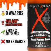Elijah's_Xtreme_Ghost_Pepper_Hot_Sauce,_Handcrafted_Award_Winning_Blend_of_Ghost_Peppers,_Habanero_Garlic_&_Lime,_Extreme_Heat_&_Flavor