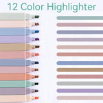 12Pcs_Bible_Highlighters,_Aesthetic_Cute_Highlighters_and_Pens_no_bleed,_Dry_Fast_Easy_to_Hold_for_School_Supplies_and_Office_Bible_Journaling_DIY_Home_(Morandi)
