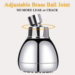 Aisoso_High_Pressure_Shower_Head_3_Inches_Anti-clog_Anti-leak_Fixed_Showerhead_Chrome_with_Adjustable_Swivel_Brass_Ball_Joint_for_Relaxing_and_Comfortable_Shower_Experience