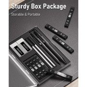 Four_Candies_Metal_Mechanical_Pencils_0.5mm,_2PCS_Mechanical_Pencils_0.5_with_Dual_Spring,_8_Tubes_HB_Lead_Refills,_2PCS_4B_Erasers_and_18PCS_Eraser_Refills,_Mechanical_Pencil_Set_for_Writing_Drawing