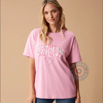 Mother's Day Cat Mom Coquette Pink Bows Soft Girl Era Hoodie/T-Shirt/Sweatshirt - Women's Crew Neck Casual Comfort Graphic Tee