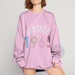 Vintage 1965 Father's Day T-Shirt - Simple and Cute Graphic Sweatshirt/Hoodie for Dad