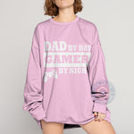 Dad Gamer T-Shirt - Dad By Day Gamer By Night Father's Day Sweatshirt - Funny Gaming Console Hoodie for Dads
