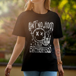 Ain't No Hood Like Fatherhood Skeleton Father's Day Sweatshirt - Funny Pattern Dad Gift T-Shirt/Hoodie