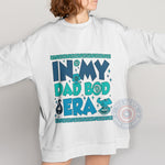Father's Day 'In My Dad Bod Era' T-Shirt - Funny Beach Sweatshirt/Hoodie Gift for Relaxed Dads