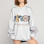 FATHOR Hoodie for Dad - Like A Dad But Mightier Father's Day Superhero Gift T-Shirt/Sweatshirt