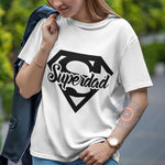 Superdad' Superman Logo Father's Day T-Shirt - Superhero Dad Gift Sweatshirt/Hoodie